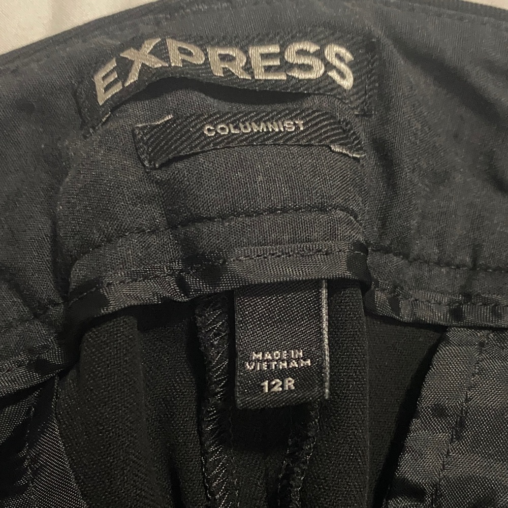 Express Black Columnist Slacks - Picture 2 of 10